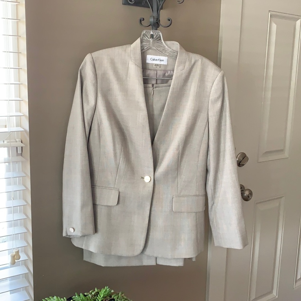 Calvin Klein skirt suit set